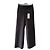 CALÇA DE LÃ E MOHAIR LISTRADA GUCCI. Preto
