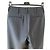 CALÇA DE LÃ E MOHAIR LISTRADA GUCCI. Preto - vista 10