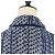 Autre Marque Chaqueta de tweed de mezclilla de doble botonadura EZUMi Azul - vista 5