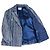 Autre Marque Chaqueta de tweed de mezclilla de doble botonadura EZUMi Azul - vista 6