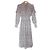 Autre Marque Vestido Plisado con Estampado Snidel Sustaina Negro Blanco
