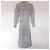 Autre Marque Vestido Plisado con Estampado Snidel Sustaina Negro Blanco - vista 2