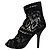 Dolce & Gabbana Botines cortos de encaje de ganchillo Dolce&Gabbana Nero - vista 4