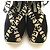 Stella Mc Cartney Sandali Espadrilles con Cinturino in Raso Stella McCartney Nero - vista 4