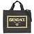 Fendace Tote Bag Fendi x Versace Schwarz Golden
