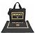Fendace Tote Bag Fendi x Versace Schwarz Golden - Ansicht 2