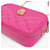 Gepolsterte Schultertasche Medusa von Versace Pink  - Ansicht 4