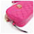 Gepolsterte Schultertasche Medusa von Versace Pink  - Ansicht 5