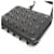 Porte-monnaie en cuir Lockstuds Valentino Garavani Noir  - vue 4