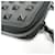 Porte-monnaie en cuir Lockstuds Valentino Garavani Noir  - vue 7