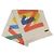 Scaldacollo in cashmere Ikat Zigzag di Hermès Multicolore Crudo