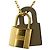 Collana Pendente O'Kelly di Hermès D'oro Taupe
