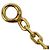 Collana Pendente O'Kelly di Hermès D'oro Taupe - vista 15
