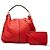 Louis Vuitton Monogram Mahina Selene MM Rosso - vista 8