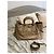 Borsa a mano Prada in pelle crema - vista 2