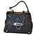 Borsa a mano Azzaro in pelle nera Nero