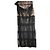 Kurzes Abendkleid Azzaro Paris Couture Schwarz Golden