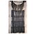 Kurzes Abendkleid Azzaro Paris Couture Schwarz Golden - Ansicht 2