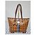 Borsa tote a righe a forma di osso per cani MCM Visetos marrone - vista 13