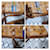 Sac fourre-tout rayé MCM Visetos en cognac Marron  - vue 10