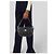 Borsa a tracolla in pelle MCM Saddle nera Nero - vista 3