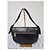 Borsa a tracolla in pelle MCM Saddle nera Nero - vista 4