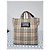 Borsa Messenger Burberry Nova Check Beige/Nero - vista 18