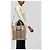 Borsa Messenger Burberry Nova Check Beige/Nero - vista 4