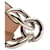 Boucles d'oreilles Hermès Villevorte GM en Chai Beige  - vue 6