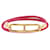 Bracciale Roulis Double Tour Hermès Rosa D'oro Pelle
