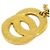 Céline Pendente a cerchio in metallo con logo vintage Celine D'oro - vista 3