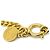 Céline Pendente a cerchio in metallo con logo vintage Celine D'oro - vista 4
