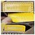 Burberry Borsa hobo Ashby media in tela Mega Check gialla/beige Giallo - vista 12