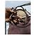 Borsa a tracolla Macken Small in pelle di vitello House Check Beige/Marrone di BURBERRY - vista 13