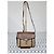 Borsa a tracolla Macken Small in pelle di vitello House Check Beige/Marrone di BURBERRY - vista 2