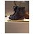 Jimmy Choo Lederstiefel Schwarz Weiß - Ansicht 8