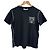 Camiseta de algodón bordada Moschino Negro
