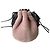 Autre Marque Borsa a spalla con nappina in pelliccia LUDLOW Rosa Grigio - vista 5