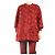 Autre Marque Abrigo de mohair rojo - talla UK 10 Roja