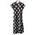 Autre Marque Vestido largo de algodón Cupro a cuadros 45R Azul