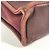 Hermès HERMES Halb-Leder Foule PM Tasche Rot Bordeaux - Ansicht 6