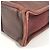 Hermès HERMES Halb-Leder Foule PM Tasche Rot Bordeaux - Ansicht 7