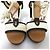 Chloé Sandali con tacco alto e lacci See By Chloe Nero Beige - vista 2