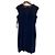 Autre Marque Triacetatkleid mit engen Rüschen Grace Continental Blau Marineblau - Ansicht 2