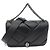 Bulgari Borsa a Spalla 2 in 1 Serpenti Cabochon in Pelle BVLGARI Nero