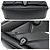 Bulgari Borsa a Spalla 2 in 1 Serpenti Cabochon in Pelle BVLGARI Nero - vista 6