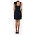 Chanel Mono de malla azul marino con bufanda - talla UK 8 - vista 2