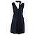 Chanel Mono de malla azul marino con bufanda - talla UK 8 - vista 5