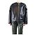 Nanushka Schwarze reversible vegane Lederjacke - Größe S