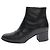 Chanel Schwarze Lederstiefeletten - Größe EU 38 (UK 5)